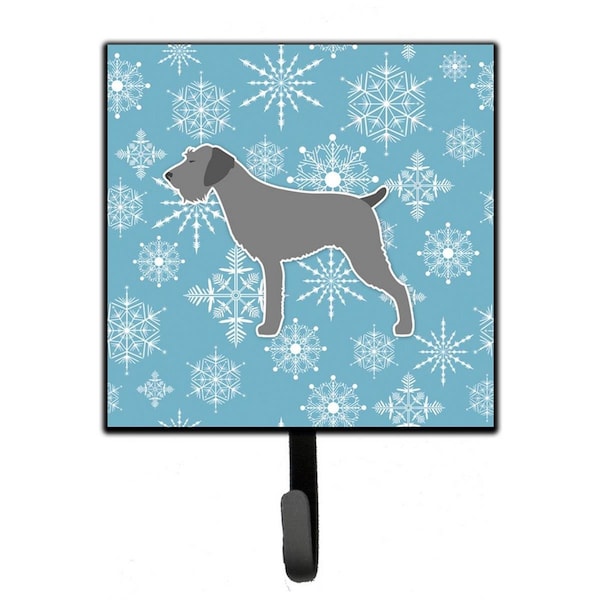 Carolines Treasures Winter Snowflake German Wirehaired Pointer Leash or Key Holder BB3511SH4 - main